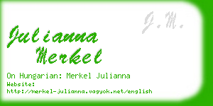 julianna merkel business card